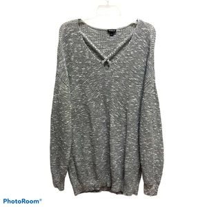 TORRID Marled Knit Cozy Neck Sweater Size 2